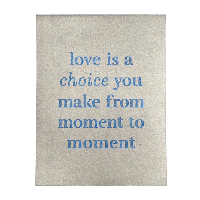 Quotes Chenille Indoor Rug, Rectangle 8' x 10'