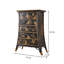 Commode d'appoint simple en bois massif rétro