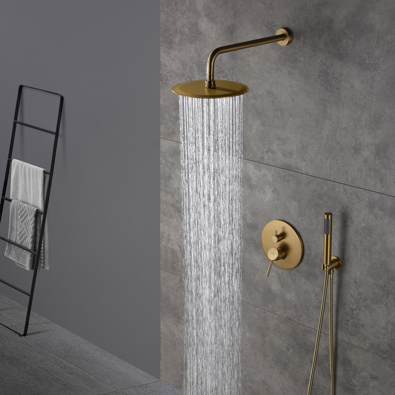 PureEssence 10" Complete Shower System, Brushed Gold