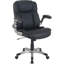 Fauteuil en cuir à dossier moyen Soho