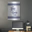 Luxe Art en métal «Let's Stay Home» par imperfect Dust-101673444