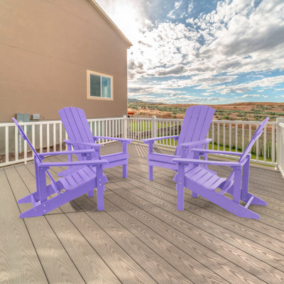 Chaise Adirondack en plastique Harb