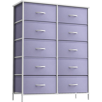 Commode pour enfants avec 10 tiroirs Sorbus - Armoire de rangement pour vêtements