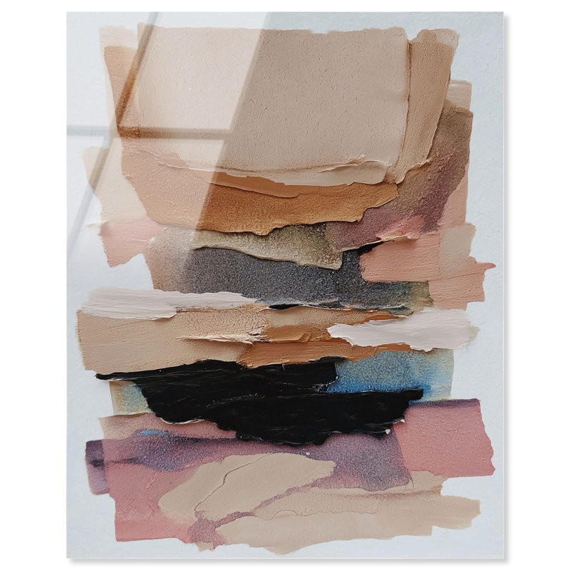 "Sandy Terraces Boho", reproduction d'art par Art Remedy, H 36 po x l 30 po