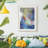 Gathering up the Goddess I - Matted and Framed Under Acrylic Glass, Large Living Room Wall Art