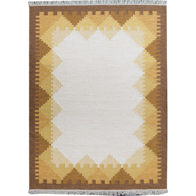 Gamez Wool Hand Woven Area Rug