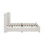 Lit plateforme capitonné en velours avec banc et pouf de rangement-732816951-732816948