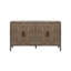 Armoire d'appoint 60 pouces avec 4 portes et tablette réglable-25275869