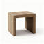Oak Crest End Table with Stool