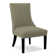 Chaise d'appoint rembourrée Tuxedo