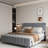 Stubbeman Upholstered  Wingback Bed-307230778-307230781
