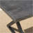 Outdoor Aluminum Dining Bench With Steel Frame, Grey / Black-2116971190