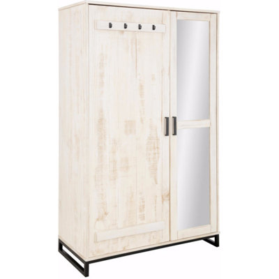 Fallon 2 Door Solid Wood Wardrobe