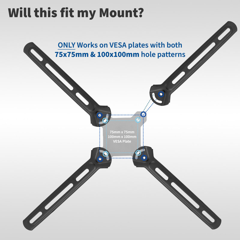 VESA LCD Screen Adapter 75x75mm to 400x400mm