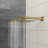 12 Inch Wall Mounted Shower With Gold Dual Heads. Valve For Skin Protection. Rainfall Head Wide Spray Range. Easy Installation And Simple Cleanup. Includes Arm, Handheld, Hose, Holder, & Instruction-117060431