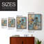 FLORAL Series L - Impression encadrée de qualité supérieure - Prêt à accrocher - Aucun clou requis-929568031-929568024