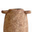 Vase étroit en faïence