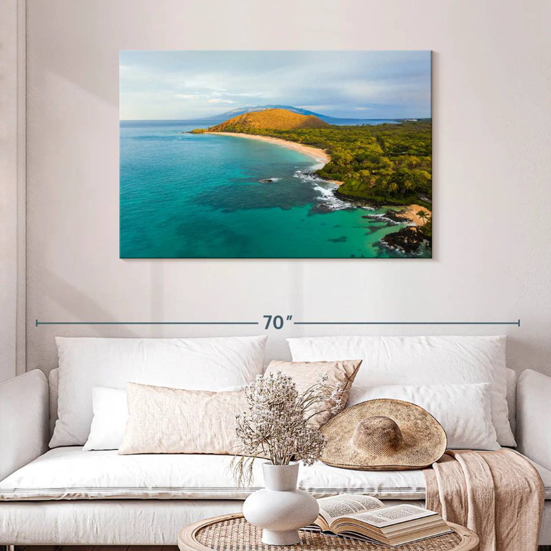 Gillard Blue Makena Beach, H 30 po x l 45 po