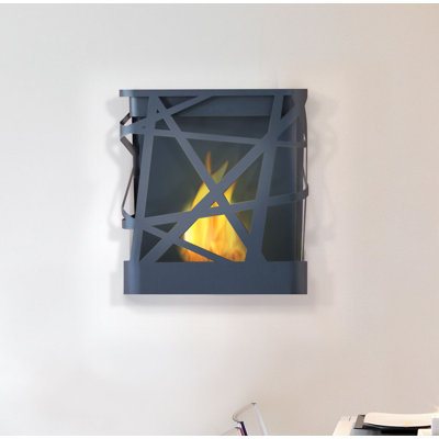 Atticus Belfry Heating 55cm W Black Bio-Ethanol Fireplace