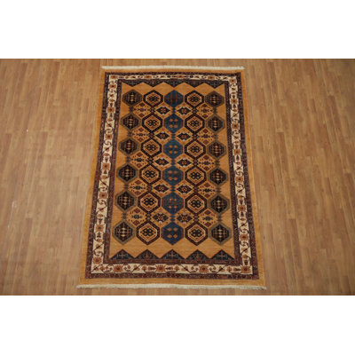 Vegetable Dye Traditional Area Rug 6x8