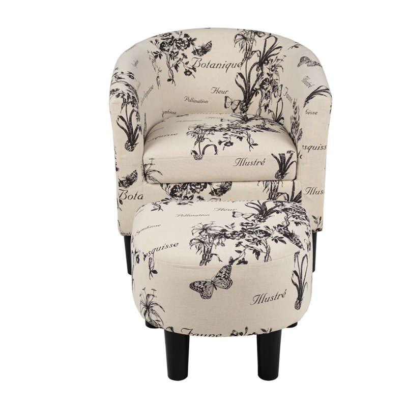 Fauteuil d'appoint d'inspiration rétro