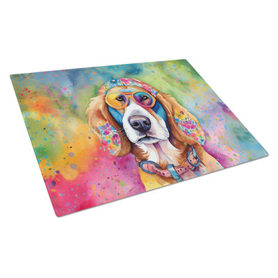 Hippie Dawg Glass Cutting Board Large