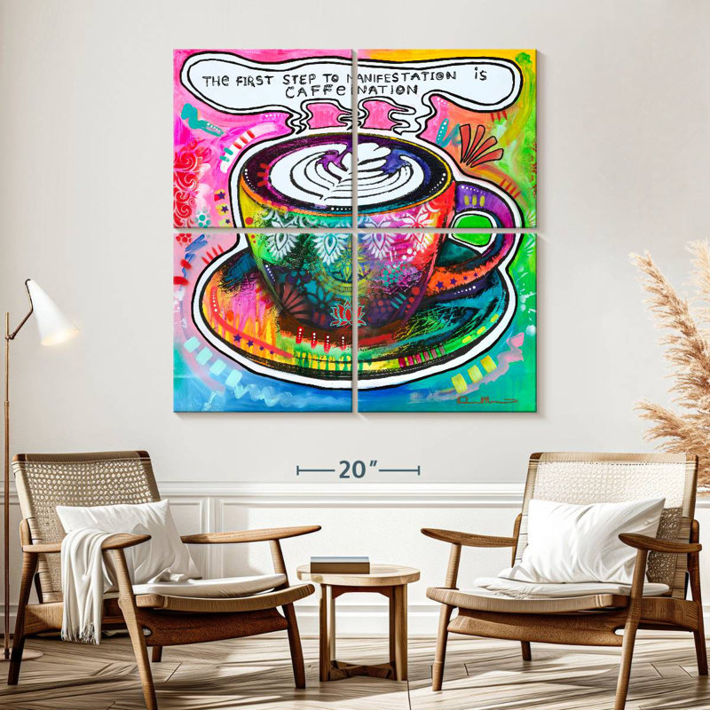 Ketti Caffeination, 57" H x 57" W