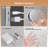 Rectangle Hollywood Lighted Makeup Mirror with Bluetooth Speaker & Tempered Glass-1385081207