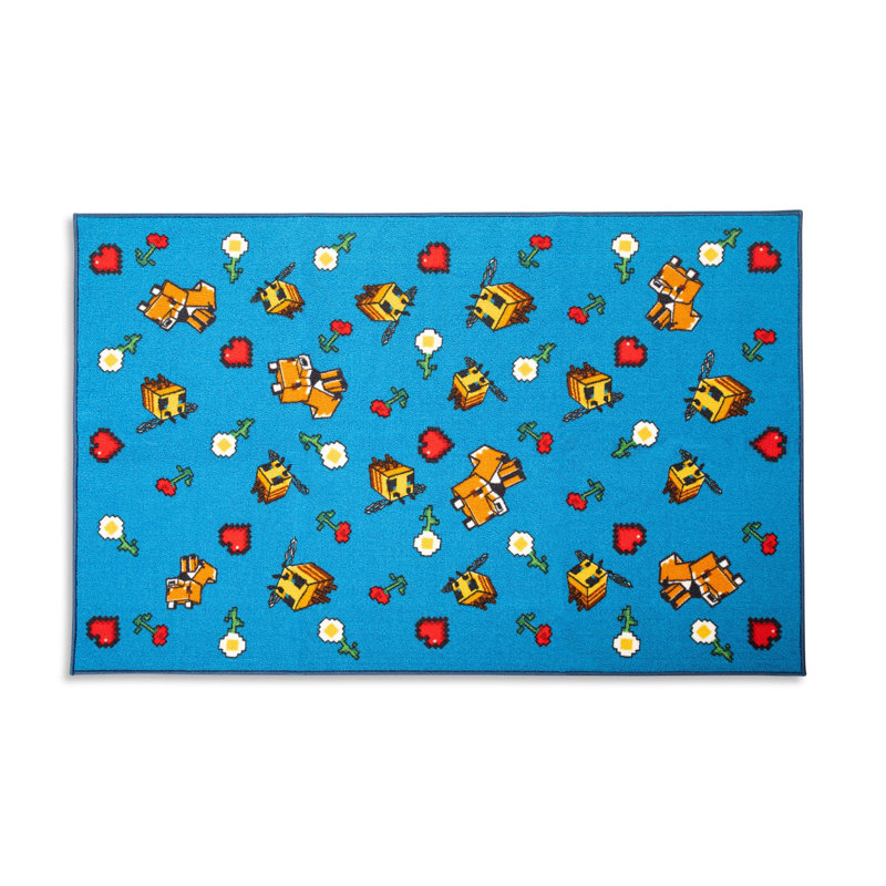 Tapis Minecraft Peaceful 60 po x 39 po