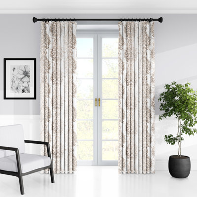 Rideau simple 100% coton Prasanna