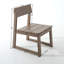 Ensemble de 2 chaises de salle à manger intérieures / extérieures en PEHD gris, chaises de jardin et de patio toutes saisons avec dossier moderne-430865772