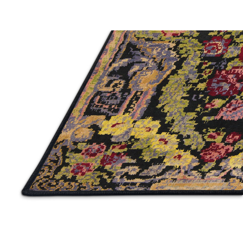 Floral Indoor Rug, Rectangle 2' x 4'