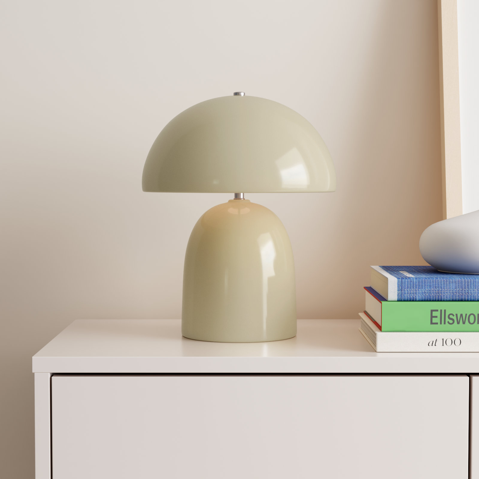 Hardacre Ceramic Table Lamp, Vanilla