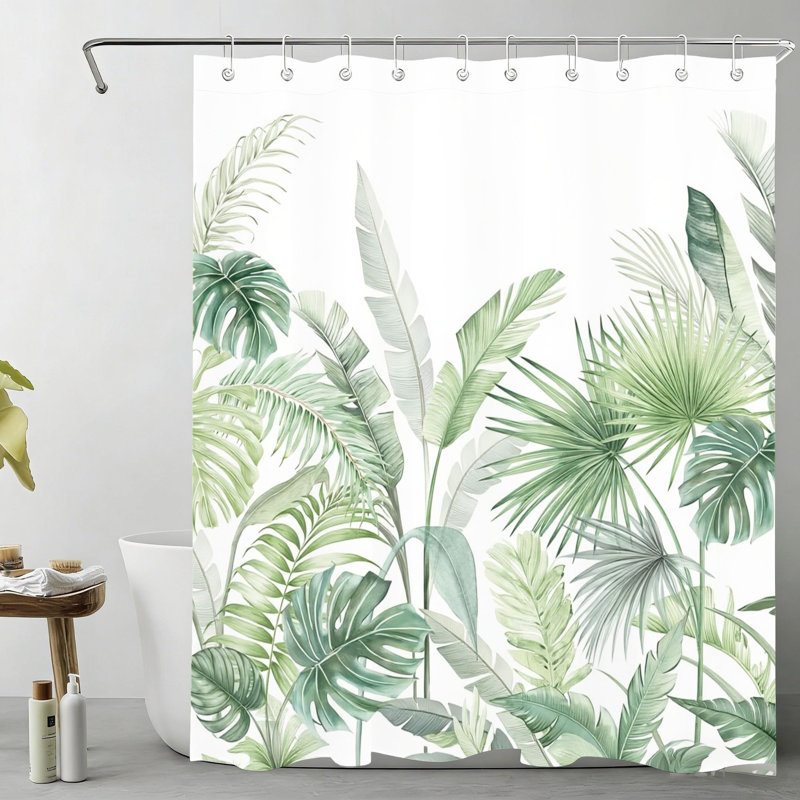 Rideau de douche Tropical