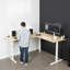 Bureau en coin VIVO Electric 77 po x 71 po, série 3E7B-93885693