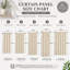 100 % Polyester Blackout Eyelet Room Darkening  Thermal Curtain (Set of 2)-2063129084-2063129085