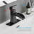Sink Faucet With Deck Plate Waterfall With Pop Up Drain And Supply Lines Bathroom Faucets For Sink 1 Hole One Handle Faucets Vanity Bath Mixer Tap-118543542