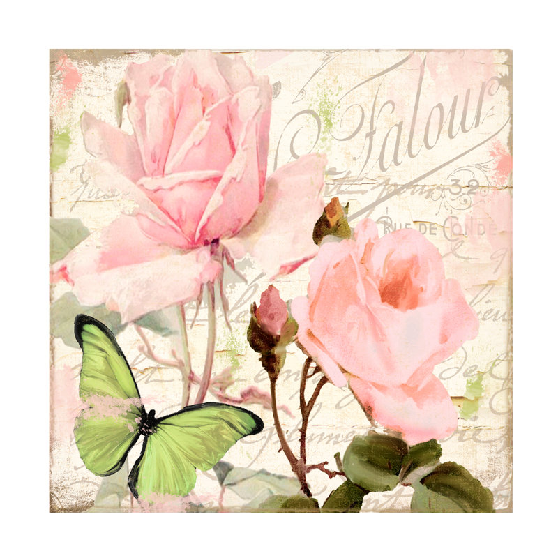 Sasha Florabella III Canvas Art_ALI73319, 14" H x 14" W