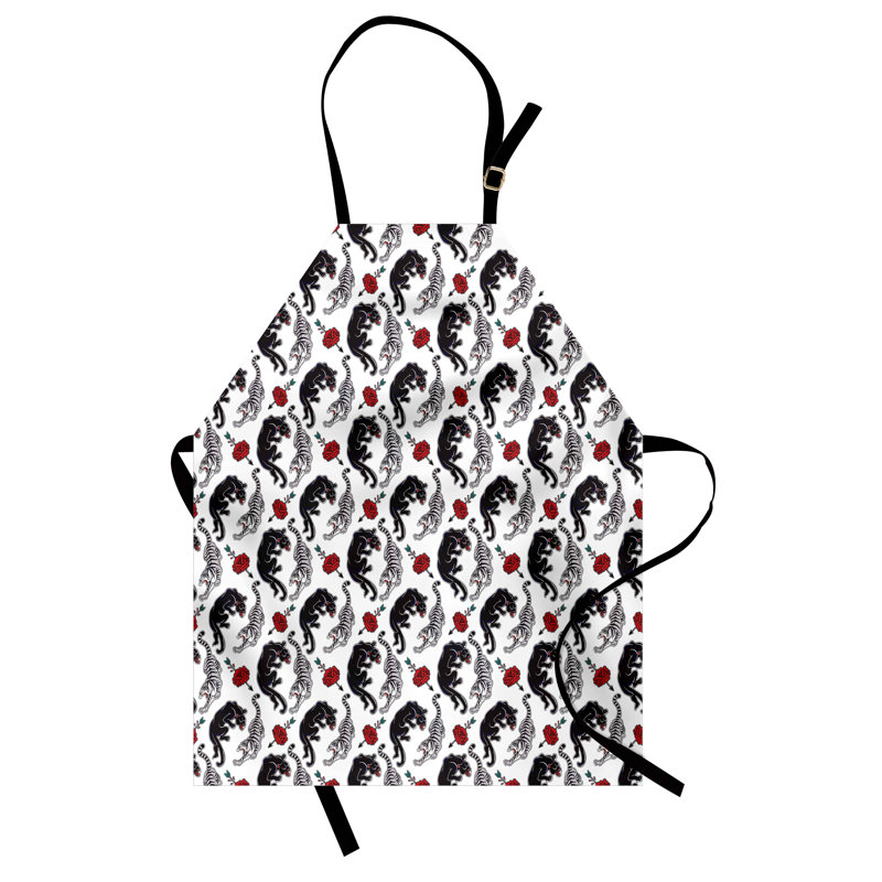 No Pattern Bib Apron