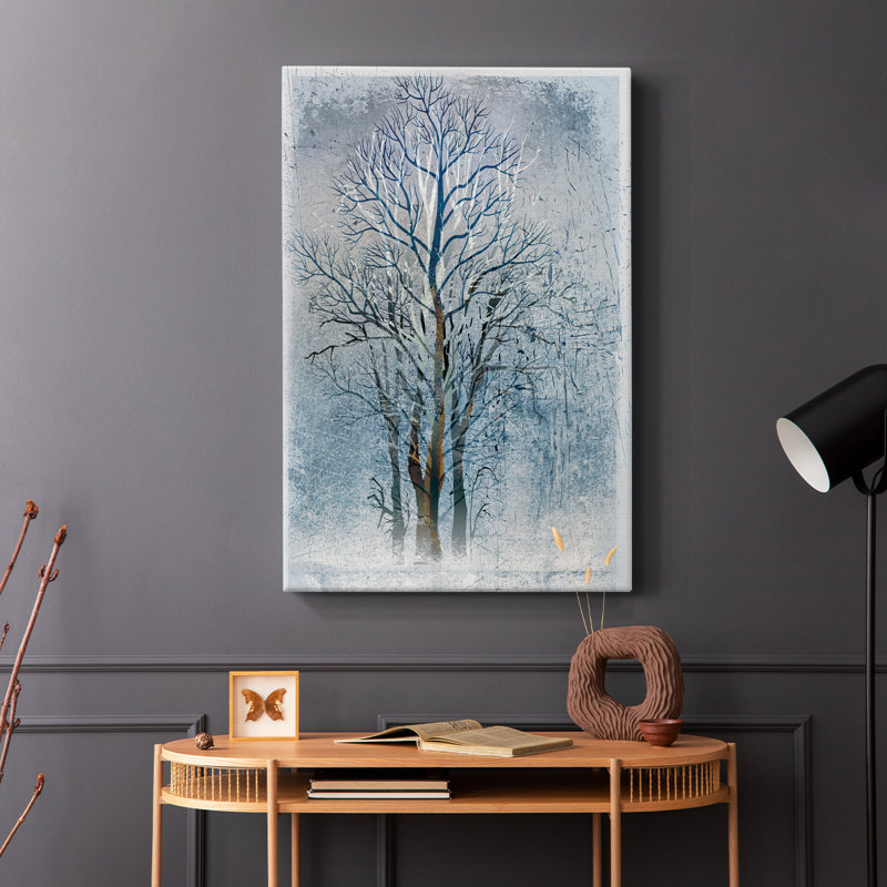 Arbre d'argent I - galerie Cavas, H 48 po x l 32 po