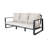 Three-Person Sofa + Rectangular Coffee Table-1788864163