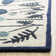 Coreatha Martha Stewart Hand Tufted Wool/Viscose Floral Rug in Blue