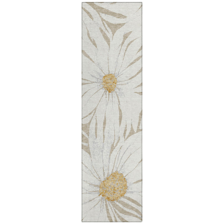 Machine Washable Indoor/Outdoor Oliveras ACN2263 Floral Rug