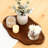 Cloud Shaped Wooden Tray For Home Decor, Rustic Jewelry Dish & Organizer For Candles, Perfume, And Trinkets On Coffee Table And Vanity-752409617