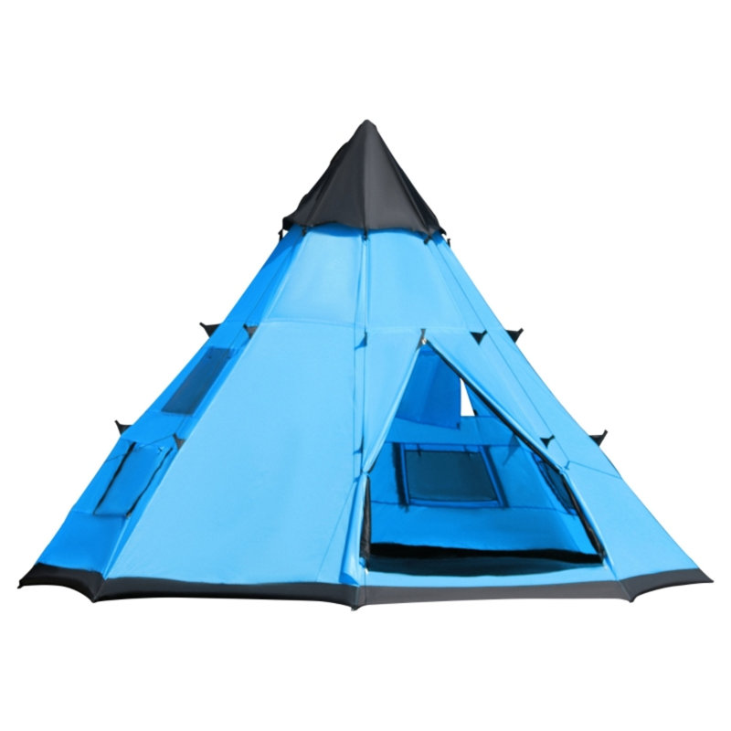 6 Person Tent, Blue