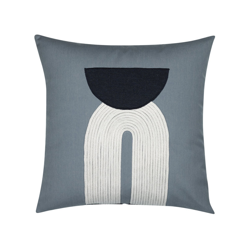 Modern Balance Slate Woven Accent Pillow Cover & Insert, Slate