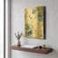 «June Textures A» par Jean Plout, art mural en métal doré, 12 po x 16 po-1433252437