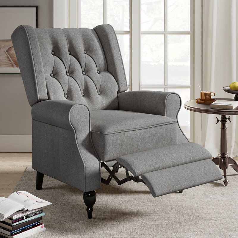 Arlanda Upholstered Accent Chair, Gray 