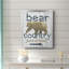Toile encadrée de qualité supérieure Bear Country - prête à être accrochée-872212169-872212150