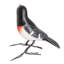  Figurine en céramique Grosbeak